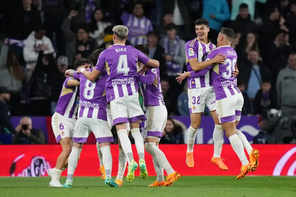 Jugadores del Real Valladolid. (Foto: Getty Images)