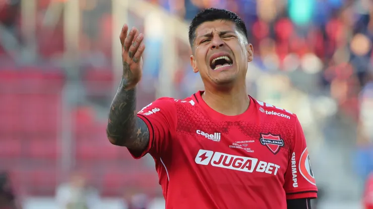 Patricio Rubio estalló en el partido de la U ante Ñublense. (Foto: Photosport)