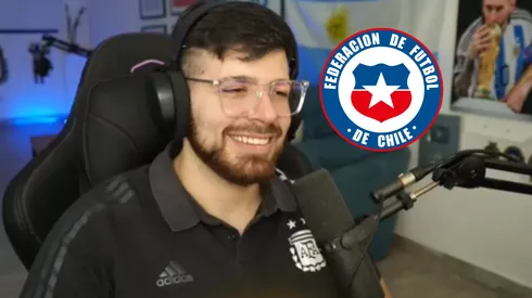 El streamer argentino aplaudió la reacción de Chile ante Venezuela.