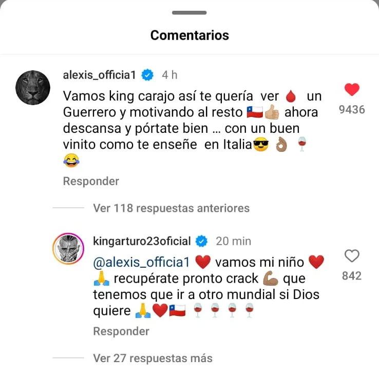 Alexis Sánchez y Arturo Vidal ilusionan a La Roja.