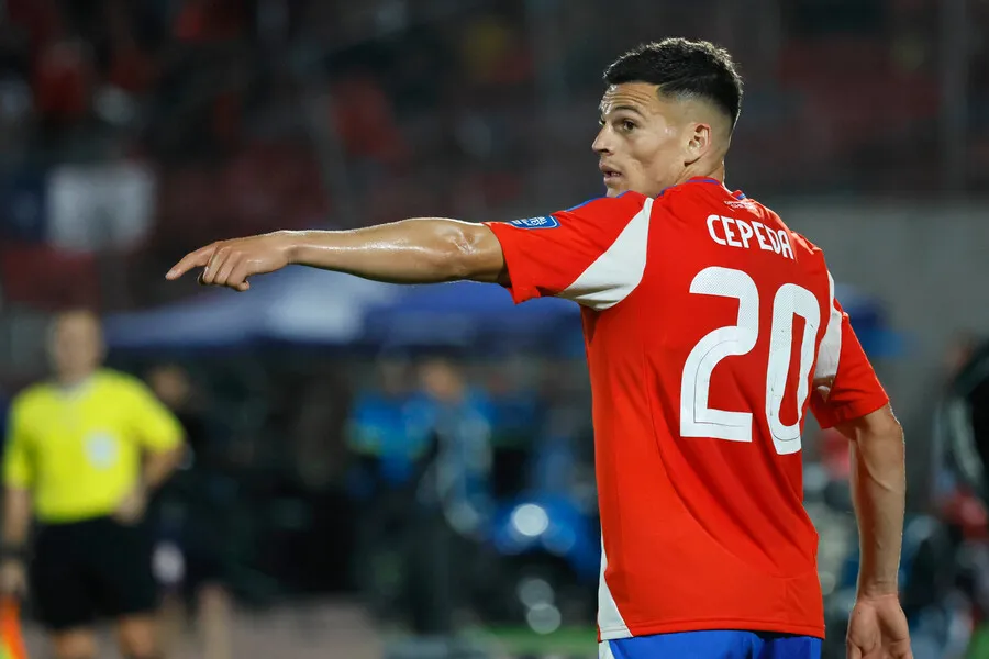 Cepeda se anotó un doblete ante Venezuela. | Foto: Photosport