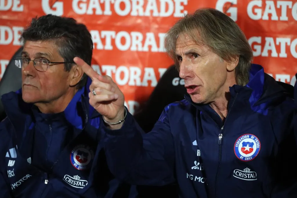 Ricardo Gareca consiguió su primer triunfo en un partido oficial al mando de La Roja. (Foto: Jonnathan Oyarzún/Photosport)