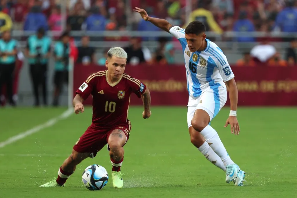 Yeferson Soteldo es la gran novedad en la visita de Venezuela a Chile. (Foto: Edilzon Gamez/Getty Images)