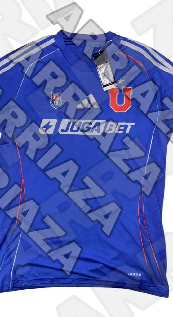 Esta sería la camiseta de Universidad de Chile para el 2025. Aún no hay fecha de estreno para la indumentaria.