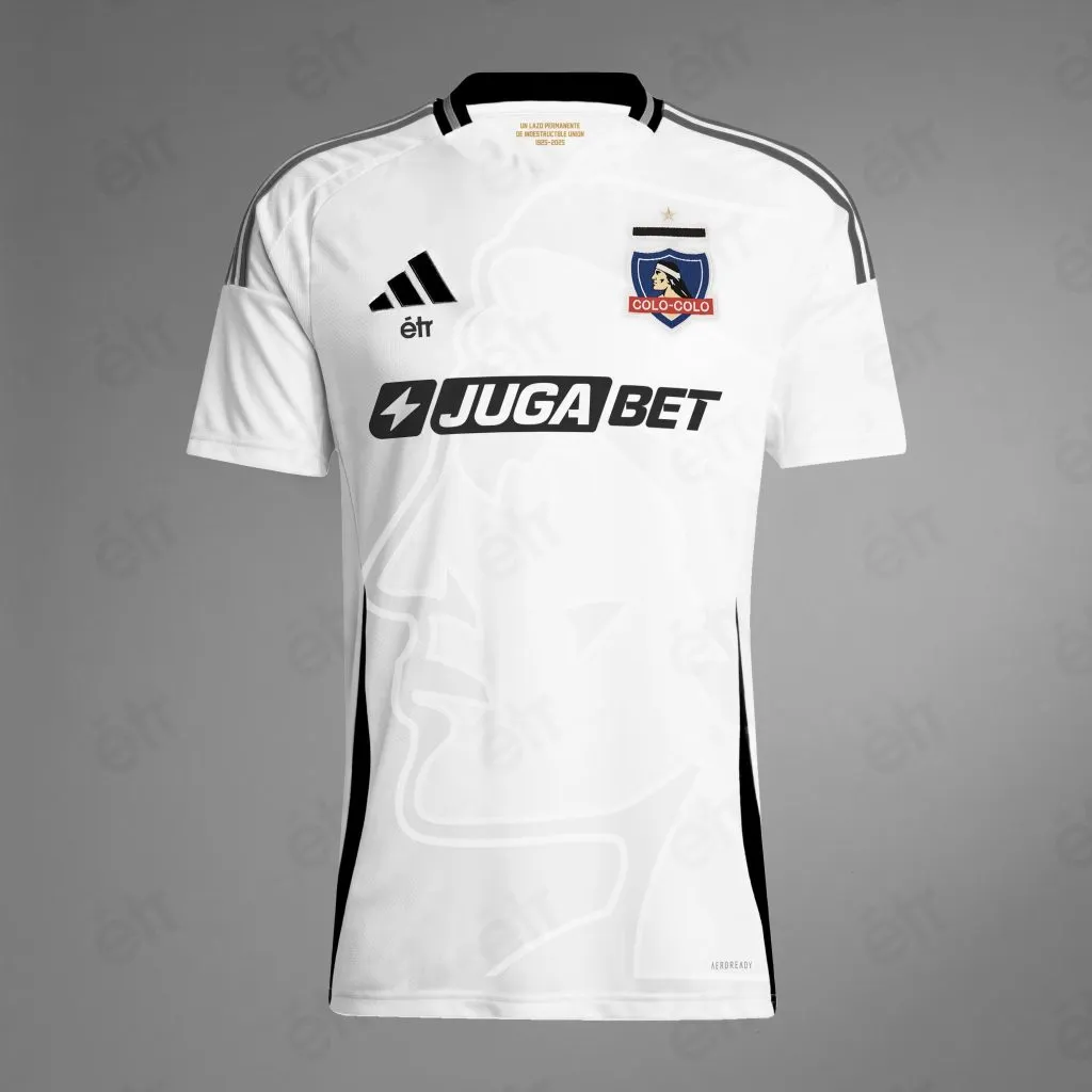 Posible nueva camiseta de Colo Colo para el 2025.