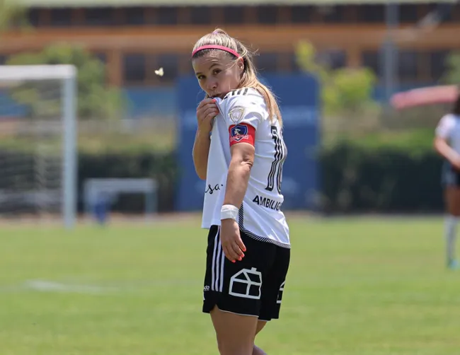 Aedo se despachó con un gol y una asistencia ante Iquique | Foto: Colo Colo Femenino