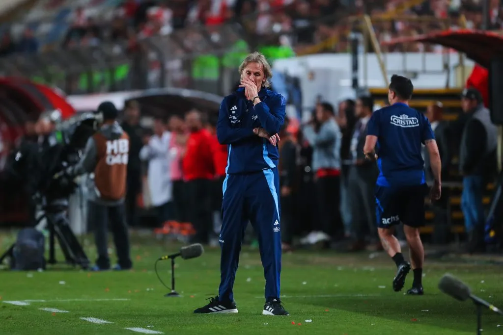 Gareca quedó en la cuerda floja tras la igualdad ante Perú | FOTO: Joel Alonzo/Photosport
