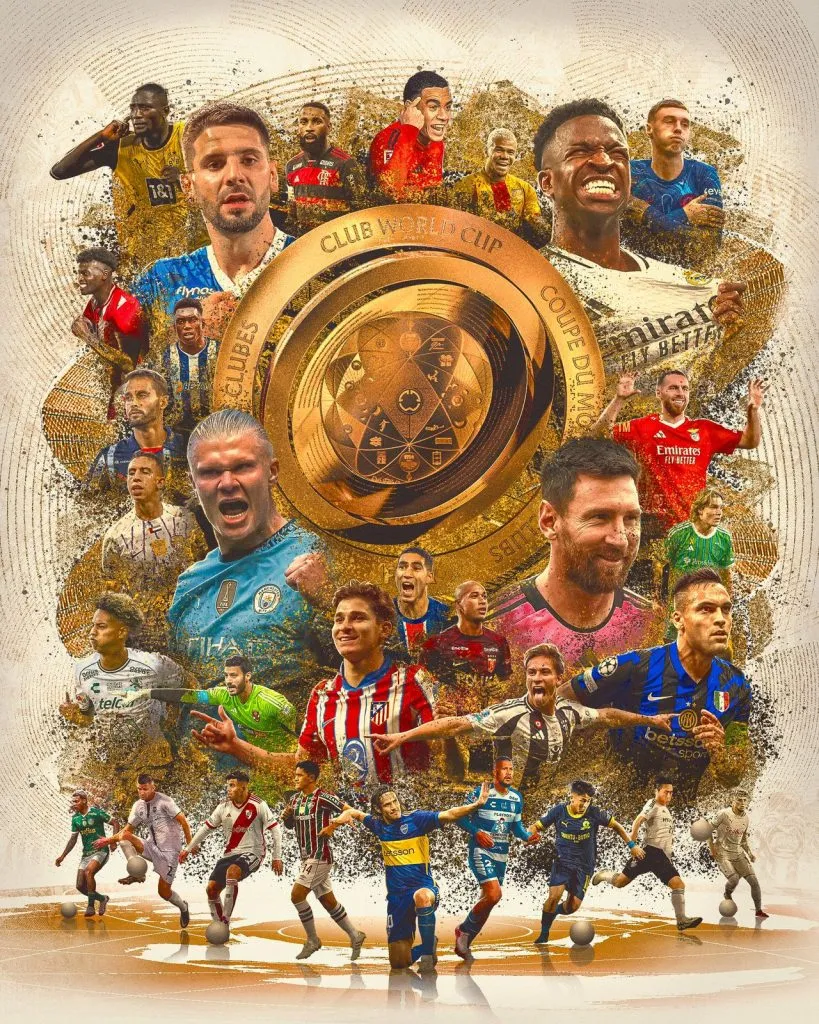 Póster oficial del Mundial de Clubes 2025.