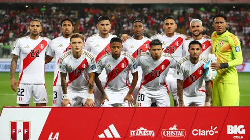 La formación que prepara Perú para enfrentar a Chile