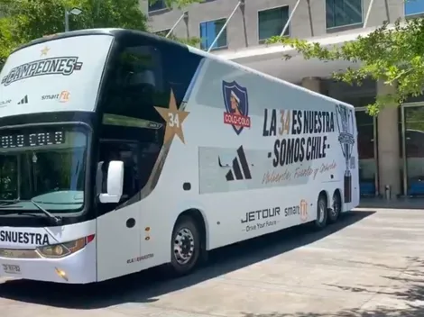 VIDEO: Colo Colo viaja a Rancagua en el bus de la 34 a la Supercopa