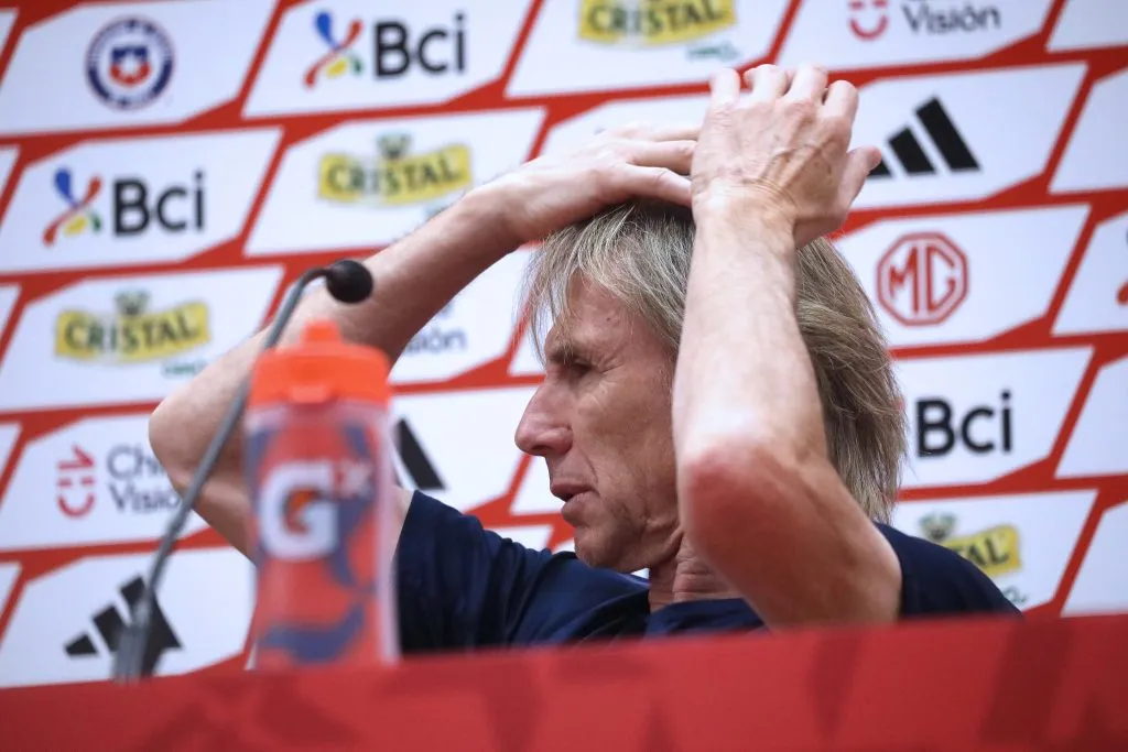 Un irritado Gareca no se tomó de buena manera una pregunta de Díaz | FOTO: Javier Salvo/Photosport