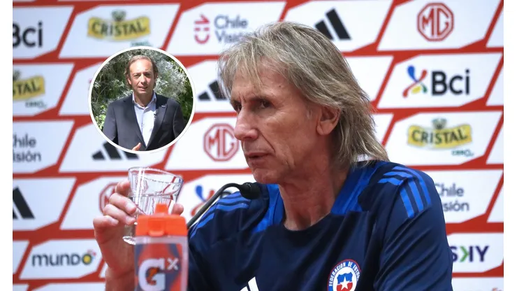 Gareca salió a responder con furia la pregunta del comunicador de TNT Sports sobre su viaje a Argentina.
