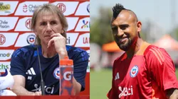 Gareca habló de su encuentro con Vidal.