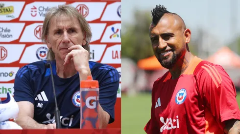 Gareca habló de su encuentro con Vidal.