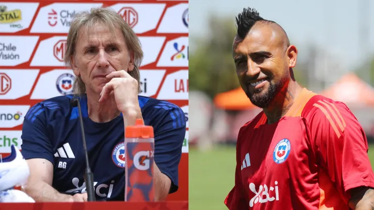 Gareca habló de su encuentro con Vidal.