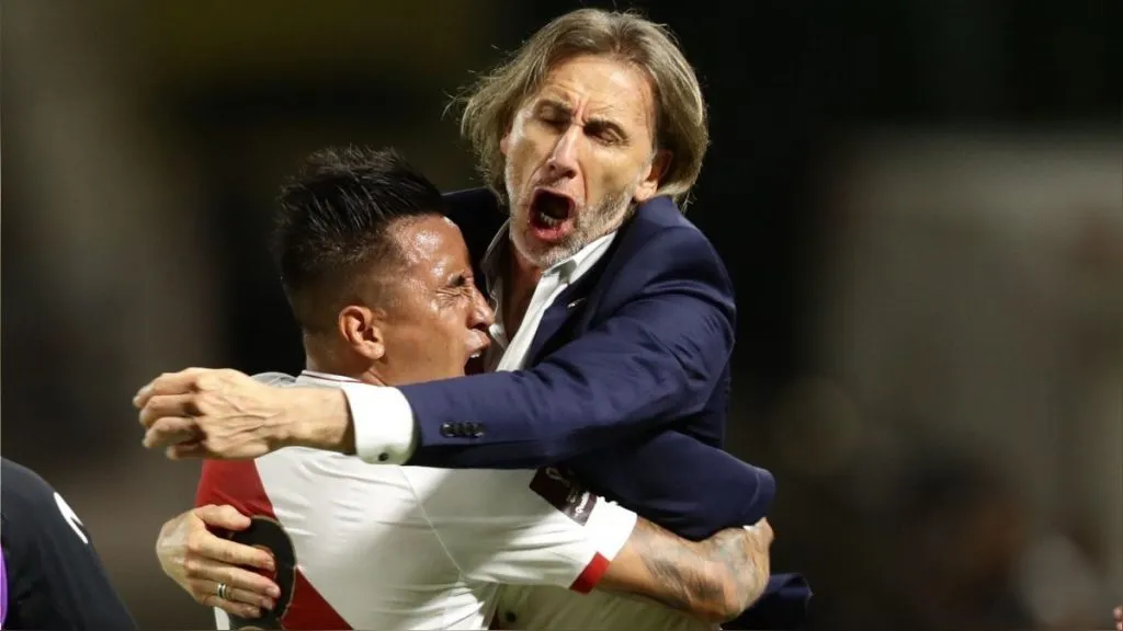 Cueva formó una linda amistad con Gareca en Perú | FOTO: Photosport