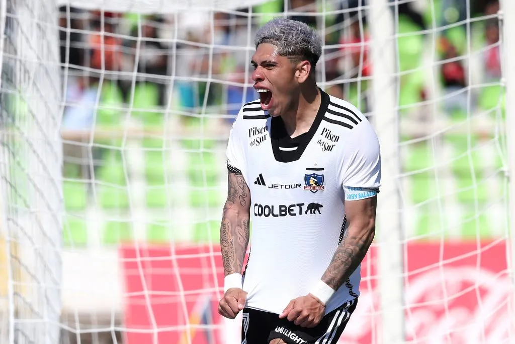 Carlos Palacios volvió a ser el máximo goleador de Colo Colo, tal como ocurrió en 2023. (Foto: Javier Salvo/Photosport)