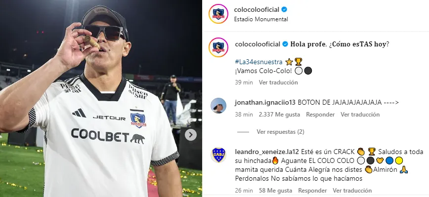 El picante mensaje de Colo Colo a la U luego de avisar que irán al TAS