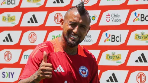 Arturo Vidal habló esta tarde en conferencia de prensa (Foto: Jonnathan Oyarzun/Photosport)