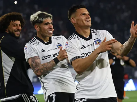 Lucas Cepeda festejó con todo la estrella 34 de Colo Colo