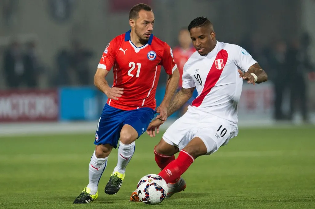 La Foquita Farfán enfrentando a Chile en la Copa América 2015 | FOTO: Jorge Martinez.