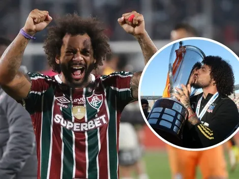 FOTO: Marcelo inicia el coqueteo con Colo Colo felicitando a Maxi Falcón