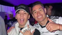 Jere Klein fue uno de los artistas urbanos que se hizo presente en la celebración de Colo Colo.