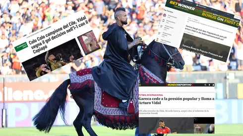 Arturo Vidal roba miradas en el mundo (Foto: Marcelo Hernandez/Photosport)