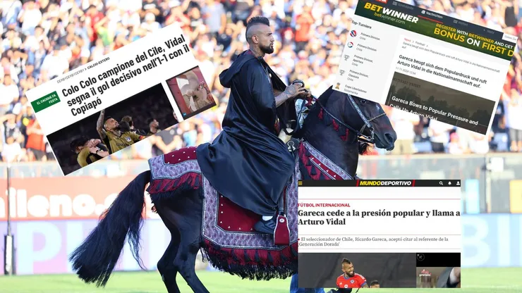 Arturo Vidal roba miradas en el mundo (Foto: Marcelo Hernandez/Photosport)