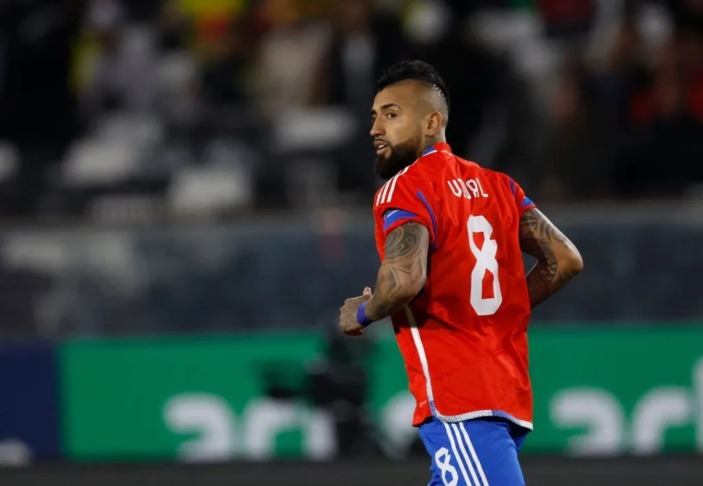 Arturo Vidal retornó esta mañana a La Roja tras ser convocado por Ricardo Gareca