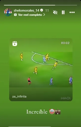 El enojo de Morales en Redes. | Foto: Instagram