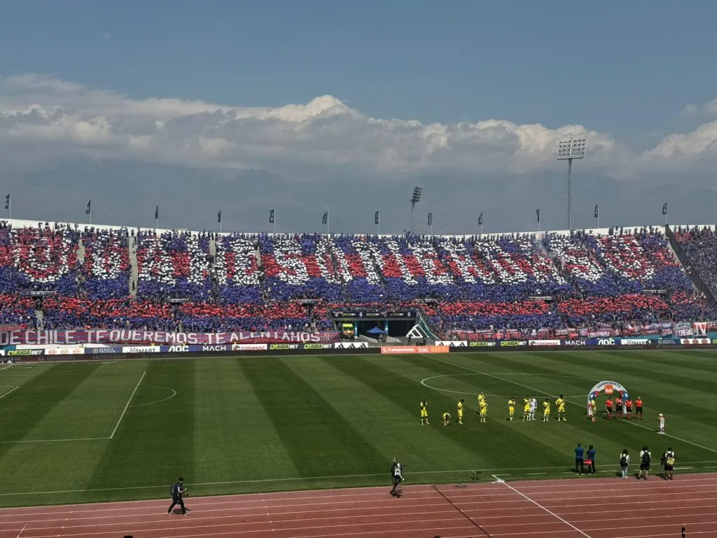 El mosaico azul de tribuna andes | Foto: Bolavip Chile