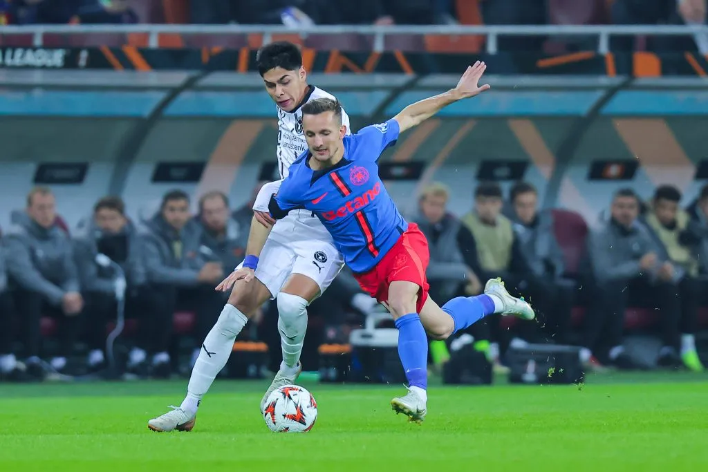 Darío Osorio se lesionó en el Midtjylland. Preocupa a la Selección Chilena.