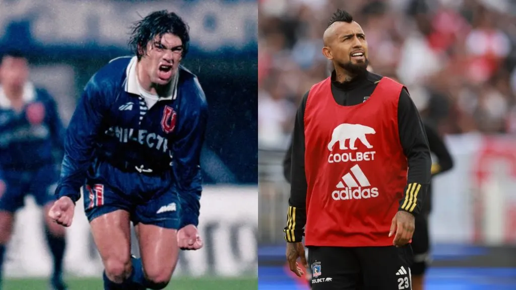 Salas es identificado con la U y Vidal con Colo Colo | FOTO: Archivo / Photosport