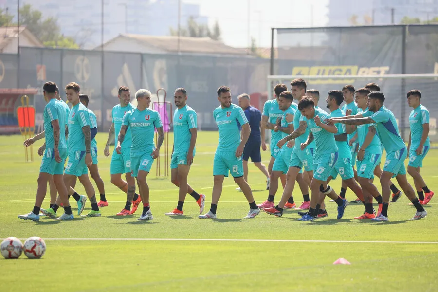 La U se entrena pensando en Everton | Foto: Photosport