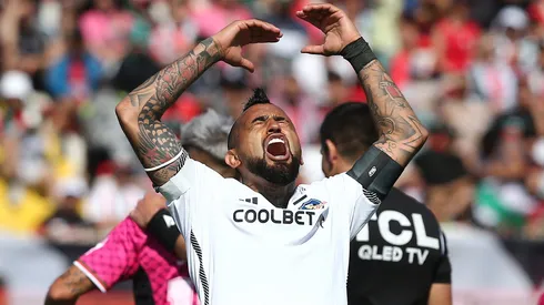 Arturo Vidal manda feroz arenga a minutos de la final ante Copiapó (Foto: Javier Salvo/Photosport)