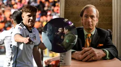 Leonardo Gil hablando con Carabineros tras control de identidad