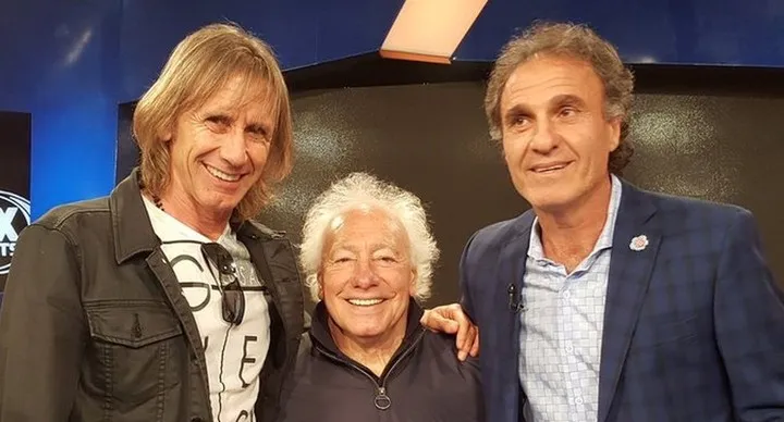 Gareca junto a Coppola y Ruggeri, tres grandes amigos | Foto: Archivo