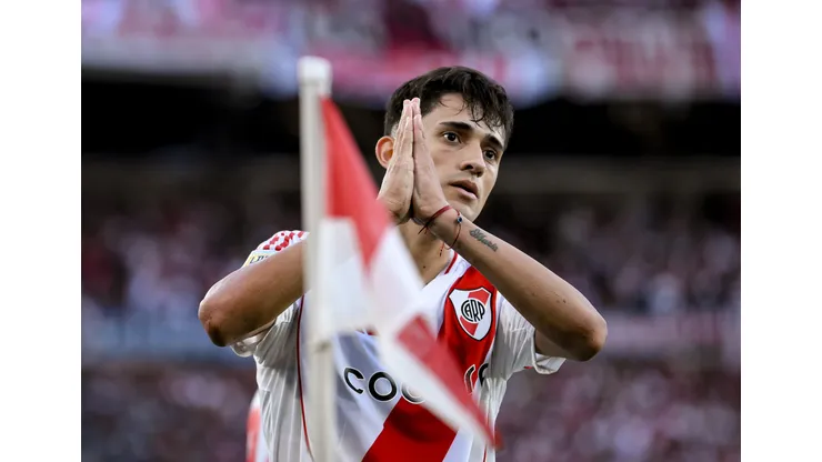 Pablo Solari marcó dos goles en River. (Foto: Getty)