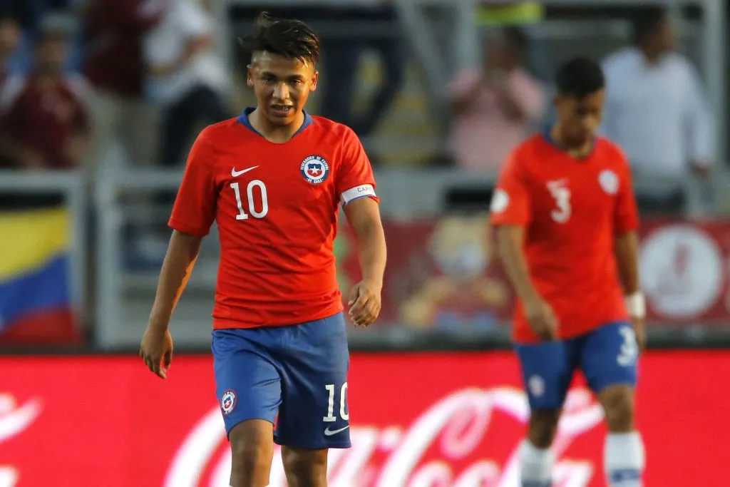 Allende representando a Chile en el Sudamericano Sub 20 2019 | FOTO: Andres Pina/Photosport