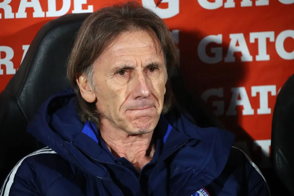 Ricardo Gareca tiene nómina para los partidos de Chile ante Perú y Venezuela. (Foto: Photosport)
