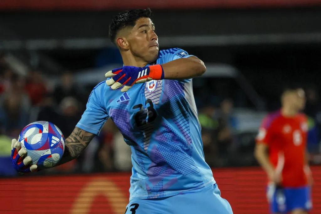Brayan Cortés seguría siendo el arquero titular de la Selección Chilena. (Foto: Andrés Pina/Photosport)