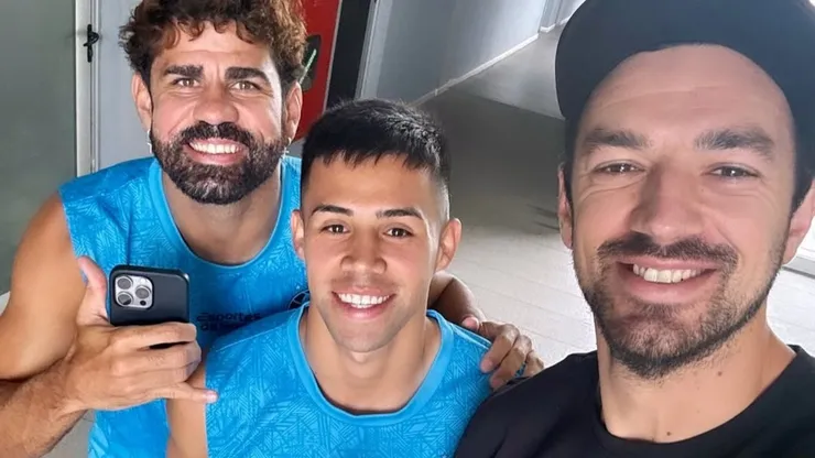 Tomás Vodanovic visitó a Alexander Aravena en Porto Alegre. (Foto: tomasvodanovic, Instagram)