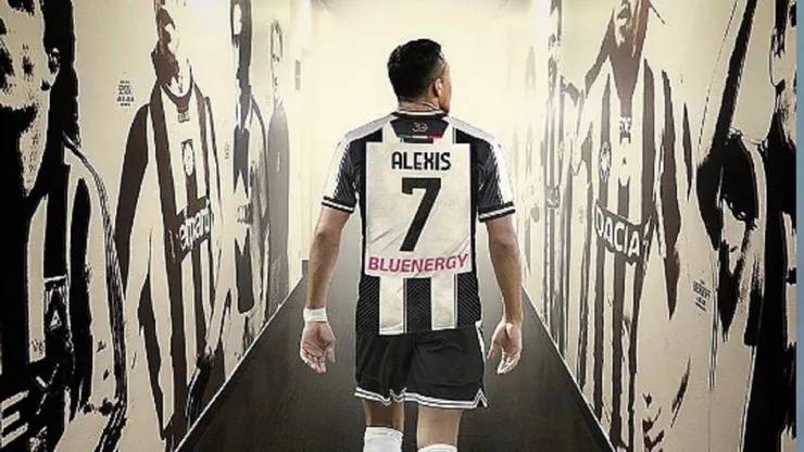 Alexis Sánchez es titular en el Udinese ante el Inter