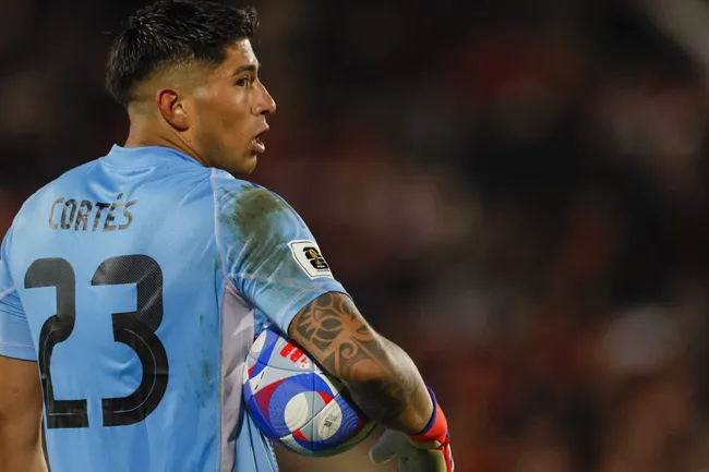 Brayan Cortés es el arquero titular de la Selección Chilena. (Foto: Andrés Pina/Photosport)