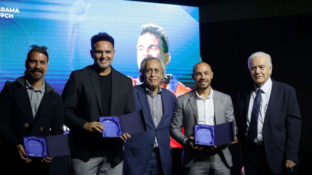 La distinción que recibió el top 3 | Foto: ANFP