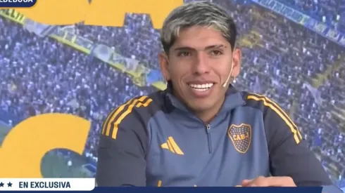 Carlos Palacios y sus primeras palabras como jugador de Boca Juniors