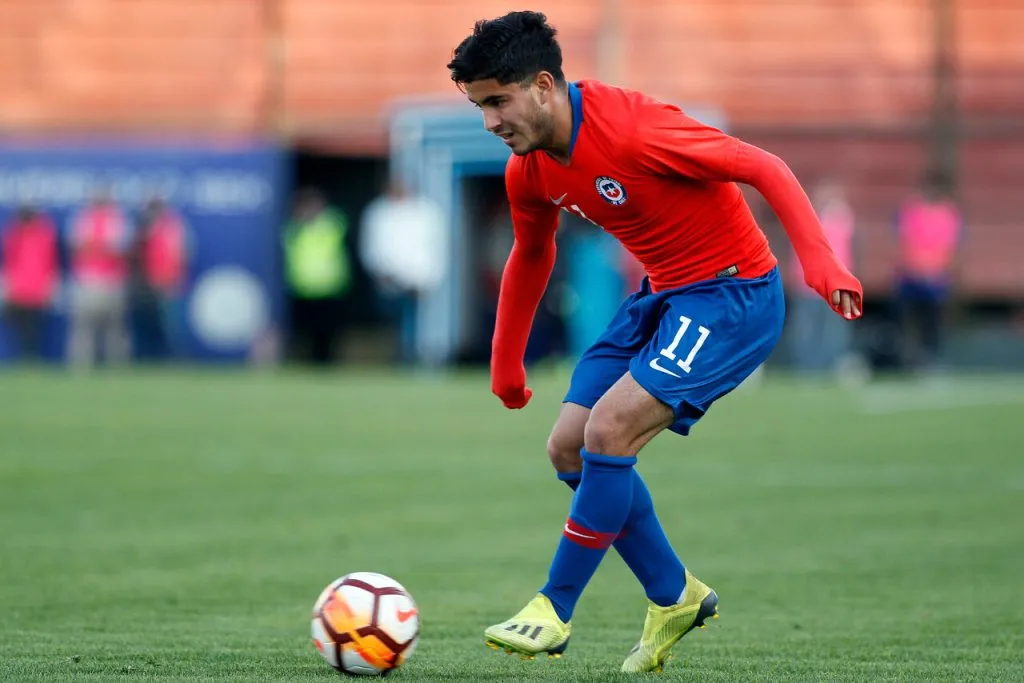 Rojas en la Selección Chilena sub 20 | Foto: Photosport