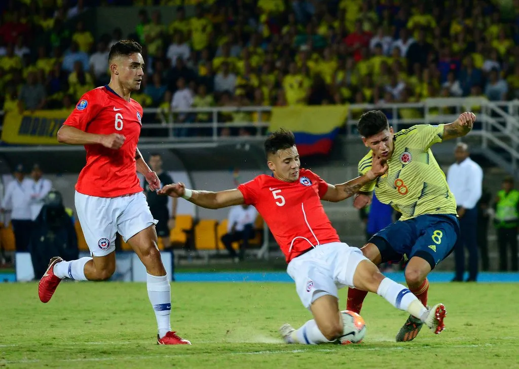 Nicolás Díaz vistió la camiseta de Palestino y representó a la Roja Adulta en cinco oportunidades | FOTO: VizzorImage / Julian Medina / Photosport