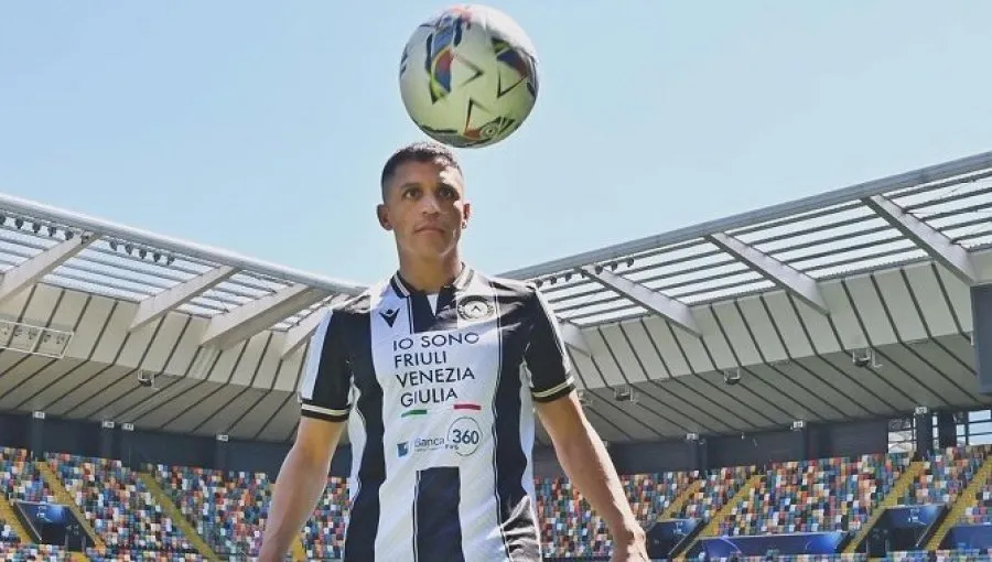 Alexis Sánchez fue titular en el Udinese frente al Inter y se ganó los elogios de su DT
